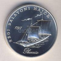 1998. 2000Ft Ag "Régi balatoni hajók II-Phoenix" T:BU tanúsítvánnyal!