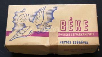 kb 100 db Béke különleges szivarhüvely kettős szűrővel eredeti dobozban