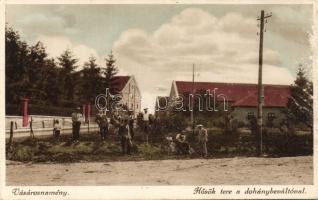 Vásárosnamény Hősök tere a Dohánybeváltóval (EB)