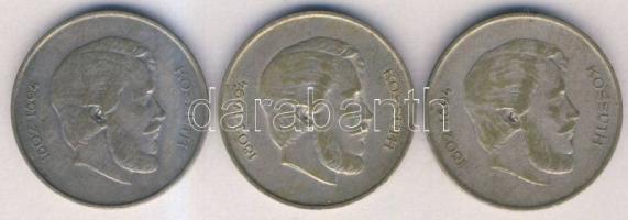 1947. 5Ft Ag (3x) "Kossuth" T:3