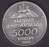 2003. 5000Ft Ag "Hollókő" T:BU Csak 5000db!