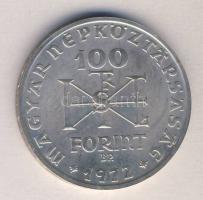 1972. 100Ft Ag "Szt. István" T:BU
