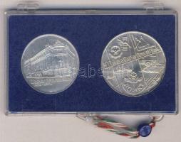 1974. 50Ft Ag + 100Ft Ag "50 éves az MNB" T:BU eredeti MNB plombált plasztiktokban!