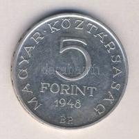 1948. 5Ft Ag "Petőfi" T:2