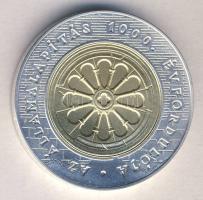 1999. 3000Ft Ag "Államalapítás 1000. évfordulója" T:BU Csak 5000db! Tanúsítvánnyal!