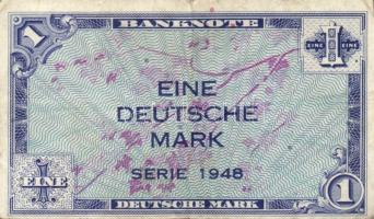 NSzK / Bank Deutscher Länder 1948. 1DM T:III