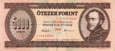 1993. 5000Ft "J" sorozat T:III
