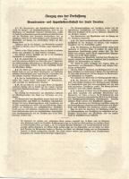 Dresden 1938. Jelzáloglevél 100M-ról T:I-