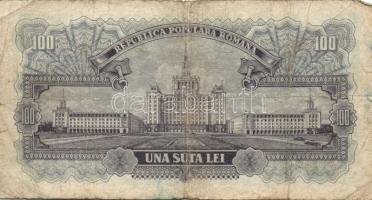 Románia 1952. 100L (5x) T:III,IV