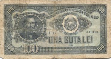 Románia 1952. 100L (5x) T:III,IV