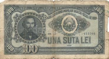 Románia 1952. 100L (5x) T:III,IV