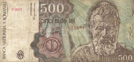 Románia 1991. április+január 500L (21x) T:III