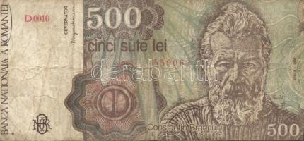 Románia 1991. április+január 500L (21x) T:III