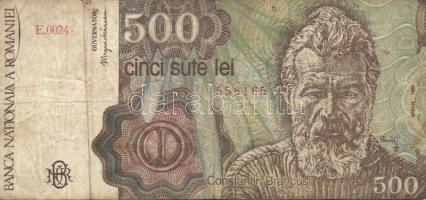 Románia 1991. április+január 500L (21x) T:III