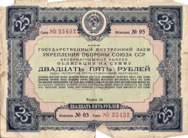 Oroszország/Szovjetunió 1936-1940. 6 különféle 5 éves terv kölcsönjegy T:II,III,IV