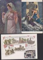 15 db színes motívumlap Művészeti reprodukciókkal / 15 Art Reproduction cards