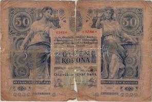 1902 50K T:IV középen elszakadva,hiányos