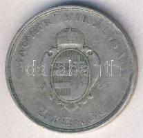 1935. 2P Ag "Pázmány" T:3 peremében lyuk