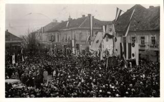 Érsekújvár entry of the Hungarian troops photo So.Stpl