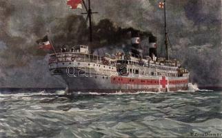 Red Cross steamer s: M. Zeno Diemer