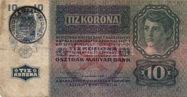 1915. 10K (12x) román körbélyegzővel T:IV