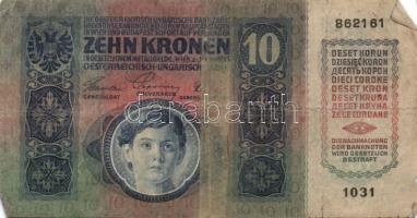 1915. 10K (12x) román körbélyegzővel T:IV