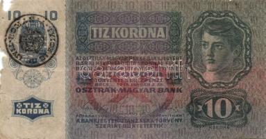 1915. 10K (12x) román körbélyegzővel T:IV