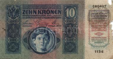 1915. 10K (12x) román körbélyegzővel T:IV