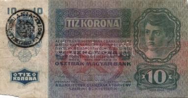 1915. 10K (12x) román körbélyegzővel T:IV