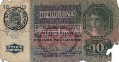 1915. 10K (12x) román körbélyegzővel T:IV