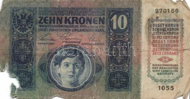 1915. 10K (12x) román körbélyegzővel T:IV