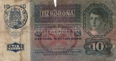 1915. 10K (12x) román körbélyegzővel T:IV