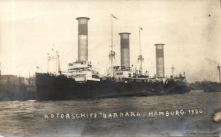 SS Barbara in Hamburg, 1926 photo