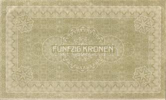 Csehország / Graslitz 1918. 3db klf szelvény 1K, 10K és 50K-ról