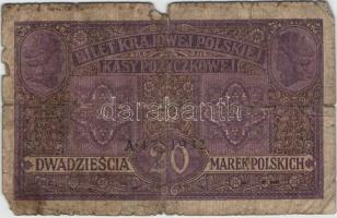 Lengyelország/I. Világháború német megszállás 1917. 20M T:IV