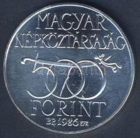 1986. 500Ft Ag "Budavár visszavétele 1686" T:BU