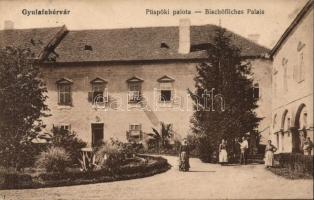 Gyulafehérvár Bishops Palace yard