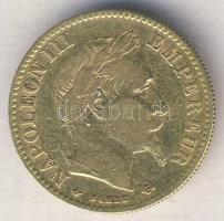 Franciaország 1864A. 10Fr "Napoleon" Au 3.15g T:3