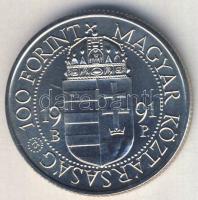 1991. 100Ft "II.János Pál pápa látogatása" T:BU