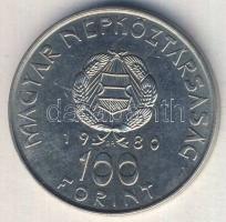 1980. 100Ft "Szovjet-magyar közös űrrepülés" T:BU