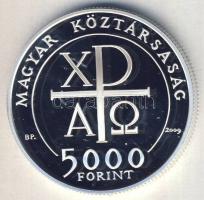 2009. 5000Ft "Kálvin János" Ag T:PP Tanúsítvánnyal!