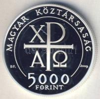 2009. 5000Ft "Kálvin János" Ag T:PP Tanúsítvánnyal!