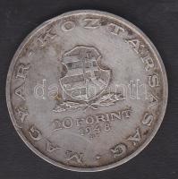 1948. 20Ft Ag "Táncsics" T:2- ph