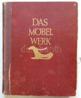 1942 Hermann Schmitz - Die Möbelformen vom Altertum bis zur Mitte des Neunzehnten Jahrhunderts. Bútorfajták a régiektől a 19. század közepéig,. Komplett bútortörténeti munka, kissé kopott egészvászon kötésben