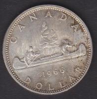 Kanada 1966. 1$ Ag "Kenu" T:2/2-