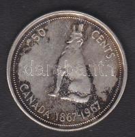 Kanada 1967. 50c Ag "100 éves a Konföderáció" T:2+/2