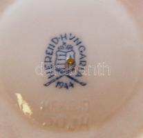 1944 Herendi jelzéssel ellátott csirke figura/Herend chinaware figure 10,5 cm