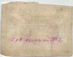 1847. 5G hamisítvány , hátlapon számozás "208 Explr ...", aláírással, R! T:III szakadással