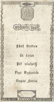 1806. 5G Wiener Stadt Banco Zettel T:II ritkábban fellelhető állapotban