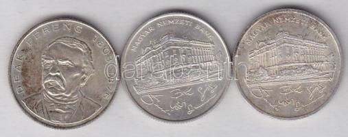 1992-94. 200Ft Ag (3x) "Deák + MNB" T:1-/2,2